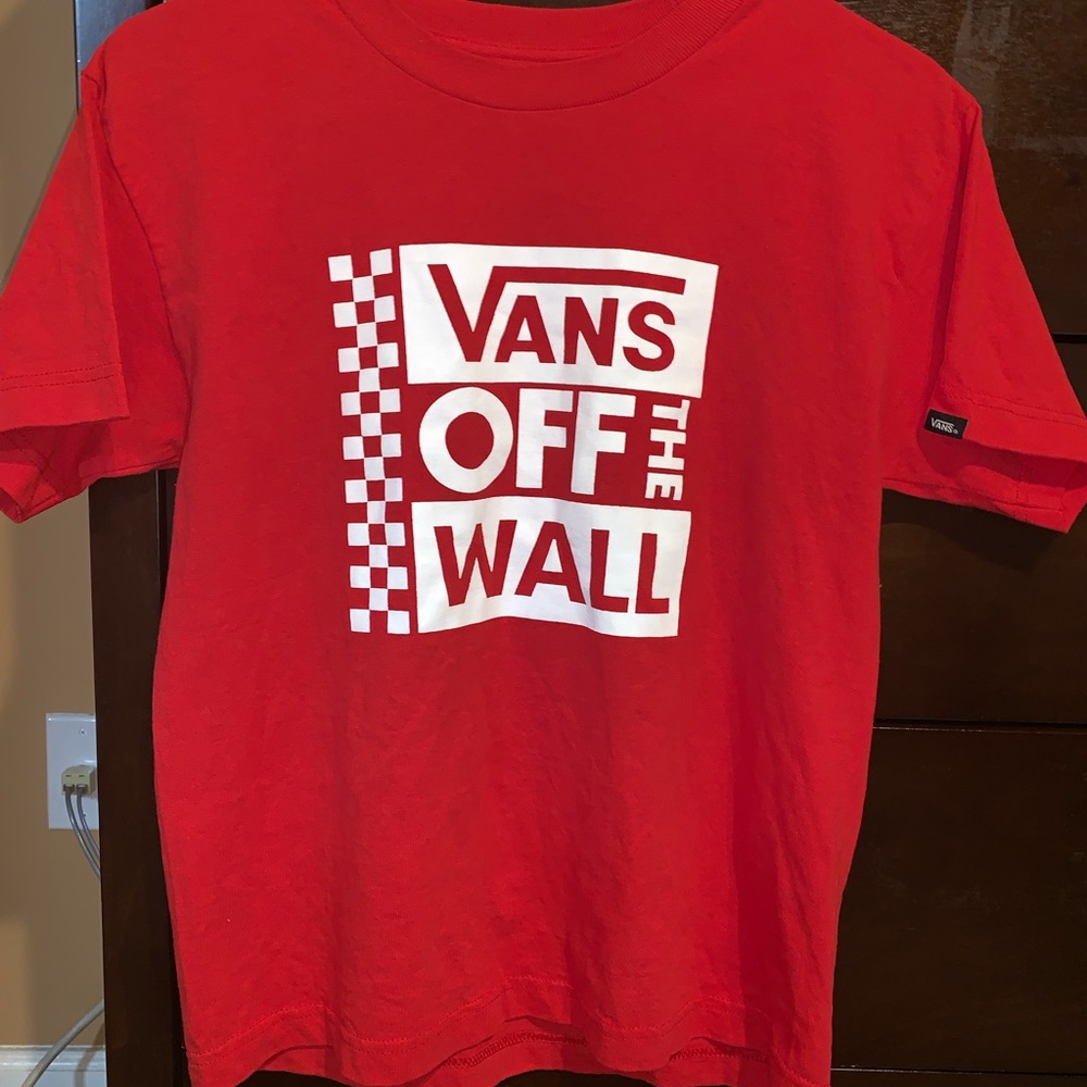 Red vans t-shirt